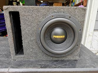 Rockville Punisher 10" subwoofer in ported box