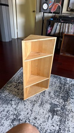 IKEA Snappa wooden corner shelf