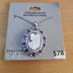 Sterling Silver Mother Of Pearl