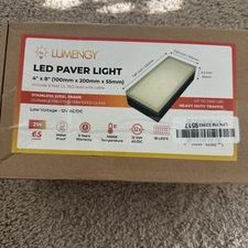 Lumengy LED Paver Light designed to be installed flush into outdoor patios, driveways, or