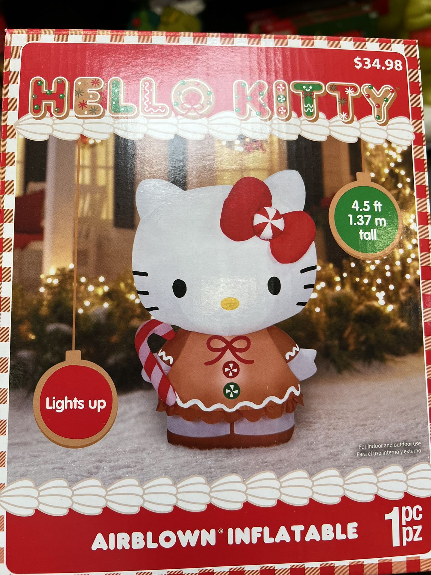 Hello Kitty Christmas Inflatable