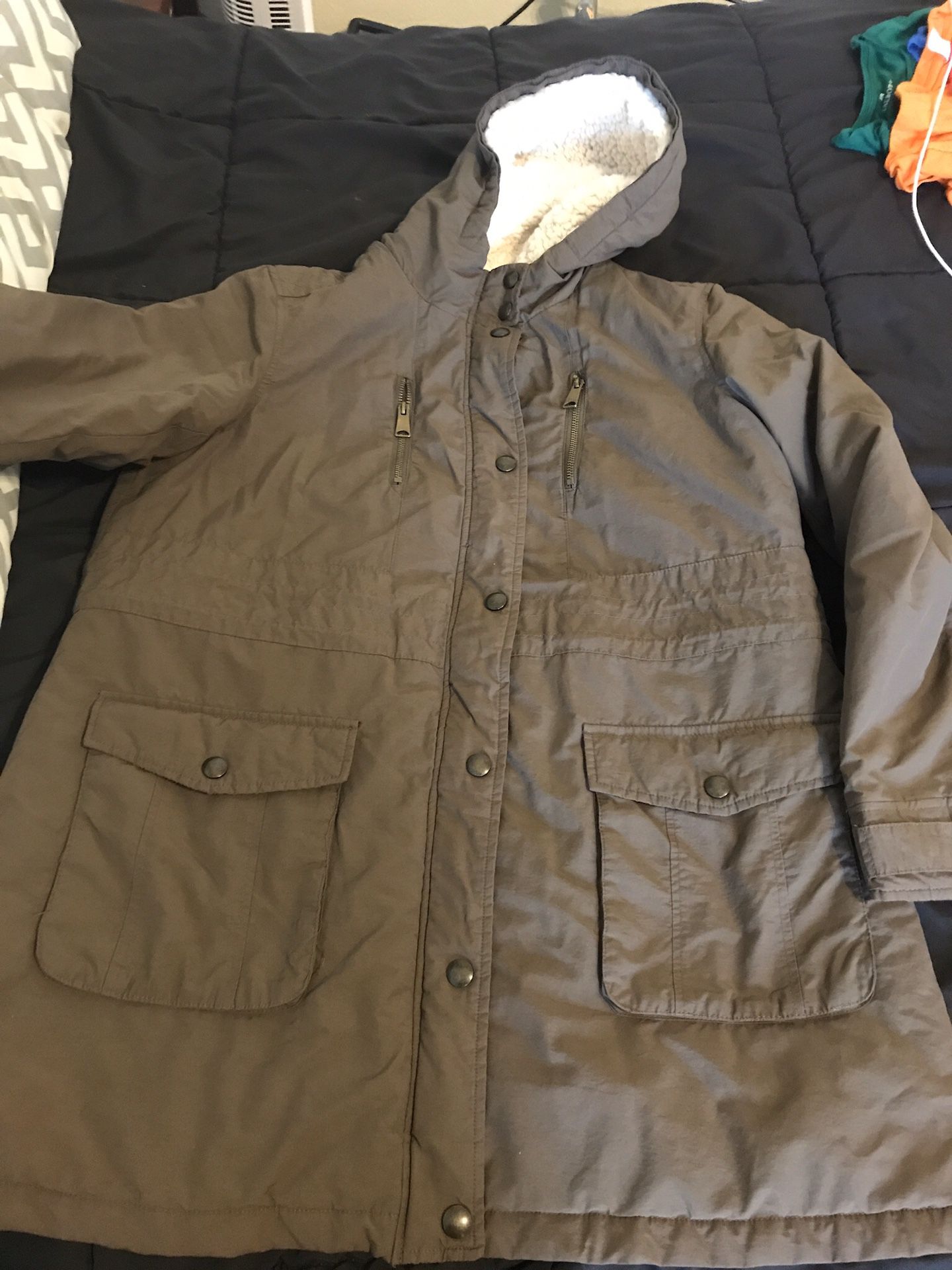Ladies apt 9 Xl brown jacket coat