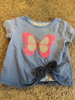 Garanimals Pink & Blue Butterfly Tee