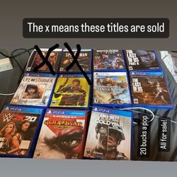 Video Games For Sale!