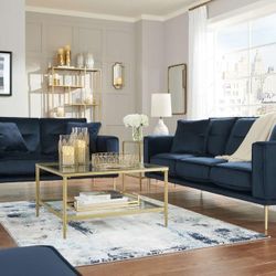 Sof a | Lovesea t | Chair | Navy Color 