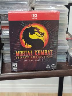 NINTENDO SWITCH 2 MORTAL KOMBAT LEGACY KOLLECTION DELUXE EDITION BRAND NEW FACTORY SEALED