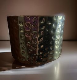 This vintage hammered textured silver tone cuff bracelet is a perfect gift for special occasions like Mother's Day, Christmas, anniversary, birthday,