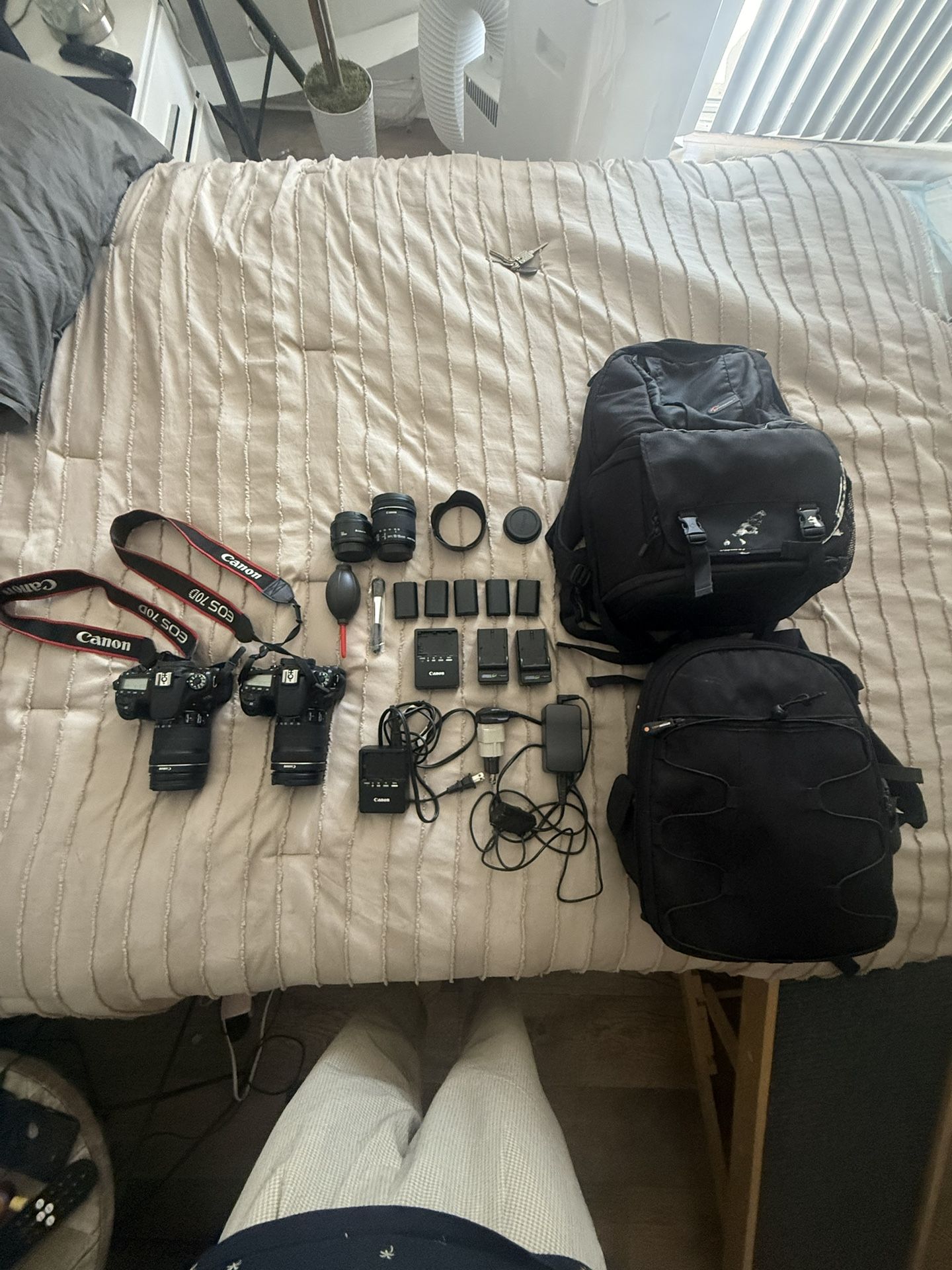 📸 2 Canon 70D Dual Camera Kit – Ready to Shoot Bundle