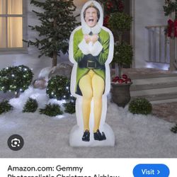 Buddy The Elf Christmas Inflatable 