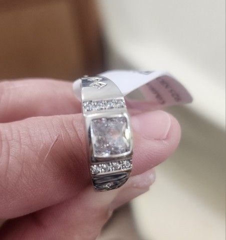 9.25 silver ring for men or women size 12