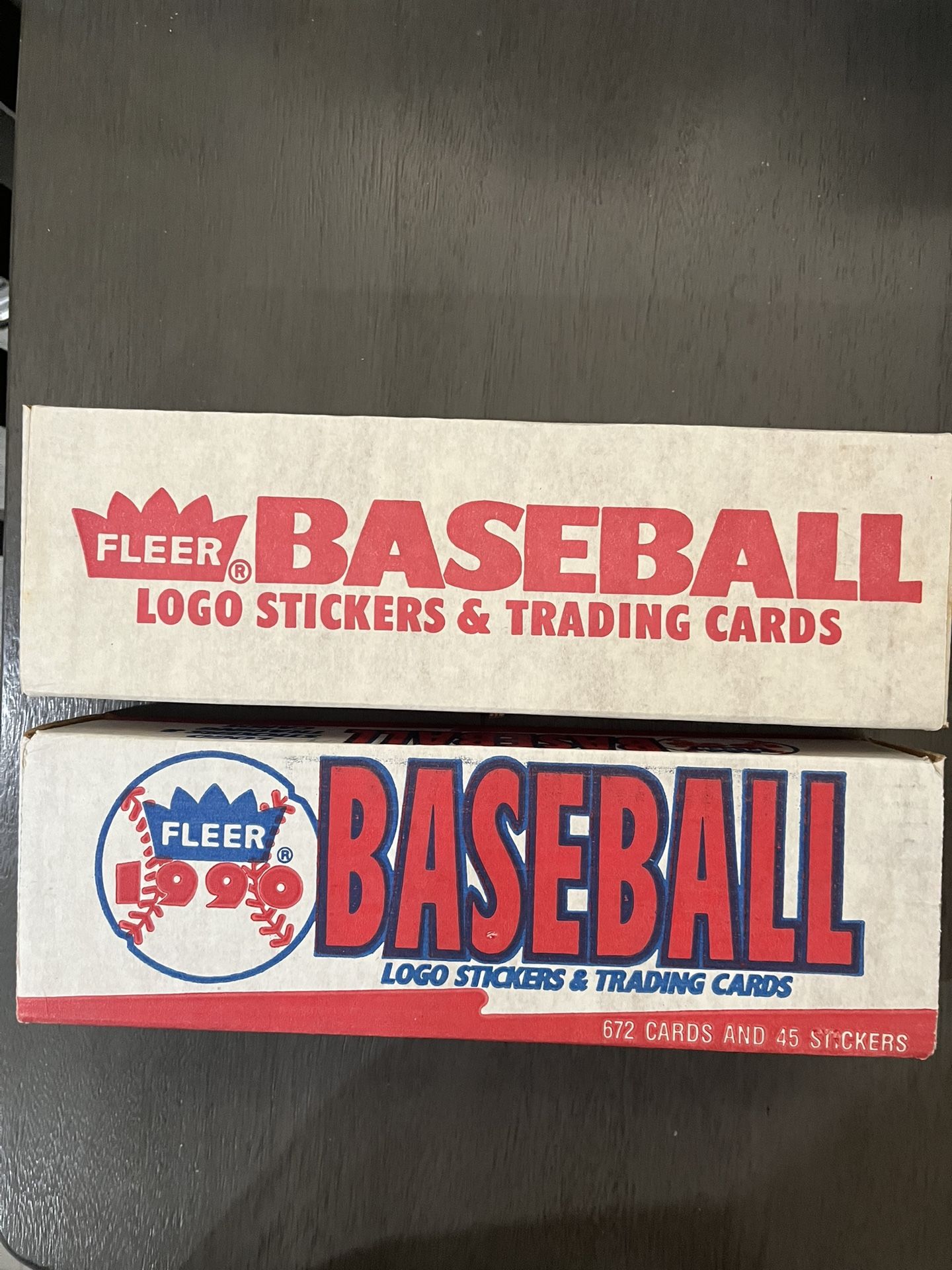 1989 And 1990 Fleer Baseball Factory Sets Brand New 