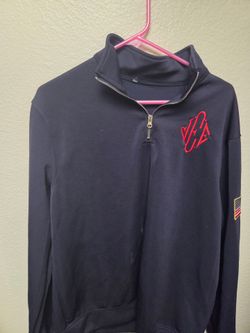 Jeffrey Epstein quarter Zip Long Sleeve Shirt size XL