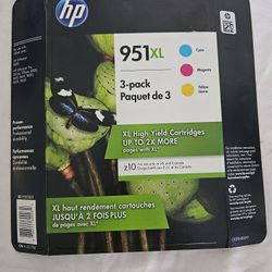 HP 951XL Tricolor 3-Pack CR318BN Ink Magenta, Yellow & Cyan OEM Genuine