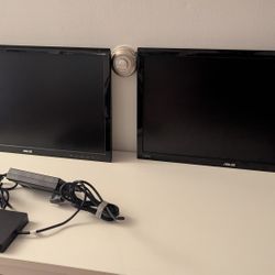 2 Asus Monitors 