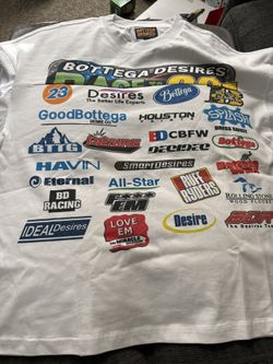 Bottega Desires Raving Tee Size Large 