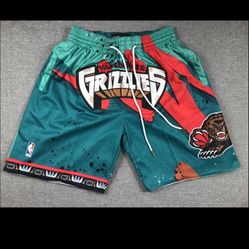 Grizzlies Just Don Shorts Size Small-2X
