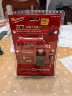 Milwaukee M12 Top-Off Power Supply and Charger