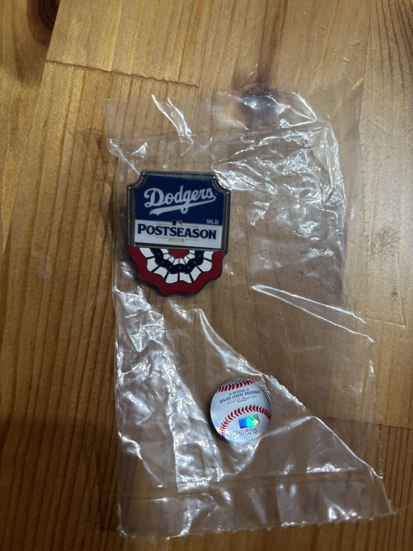 2025 DODGERS Postseason Pin Dodger Stadium 9/30/25