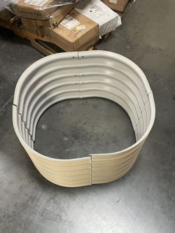 Round Metal Raised Garden Bed – Outdoor Planter for Flowers, Vegetables & Herbs