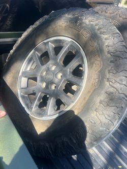 Jeep rims with tires