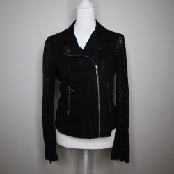 Zara Lace Motorcycle Jacket 