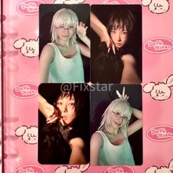 EVERGLOW Mia Official Photocard Bundle ZOMBIE 5th Single Mwave 4 Cards