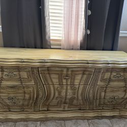 Rustic Antique 9 Drawer Dresser