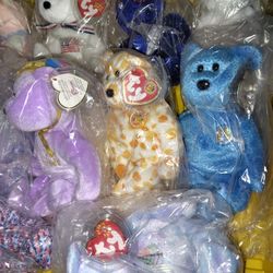15 Qty Lot 2 Beanie Babies Bears Collection Mint Tags Ty Baby 