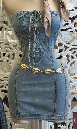 Denim dress