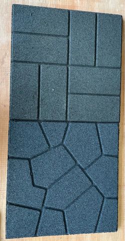 16”x16” Rubber Pavers