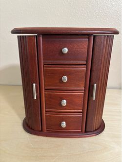 Wood Jewelry Box 11”x9.5”x4.5” Brand new