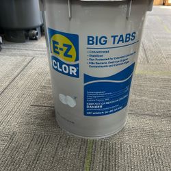 Tabs 3-inch chlorine tablets E-Z Clor 50 lbs