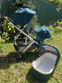 Uppababy Vista V2 Stroller Double And Optional Bassinet