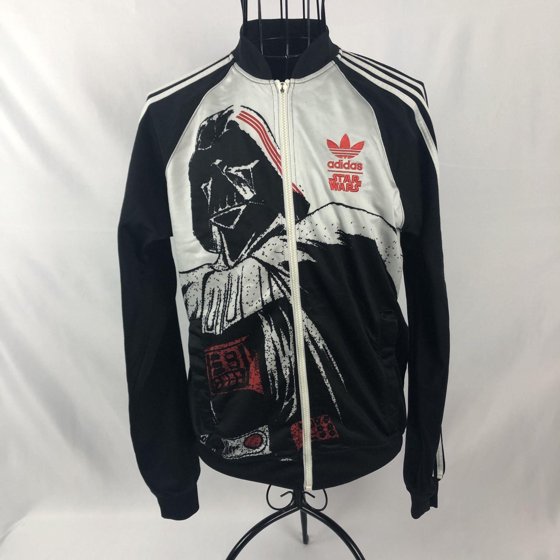 Adidas Star Wars Darth Vader Superstar Track Jacket Full Zip Mens Medium