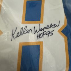 Authentic Kellen Winslow Signed Charger Jersey 