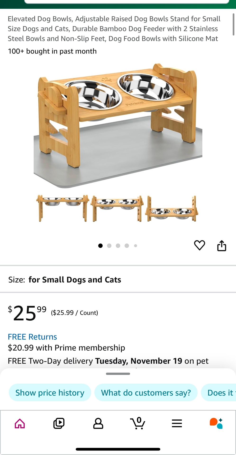 Elevated Dog Bowls 