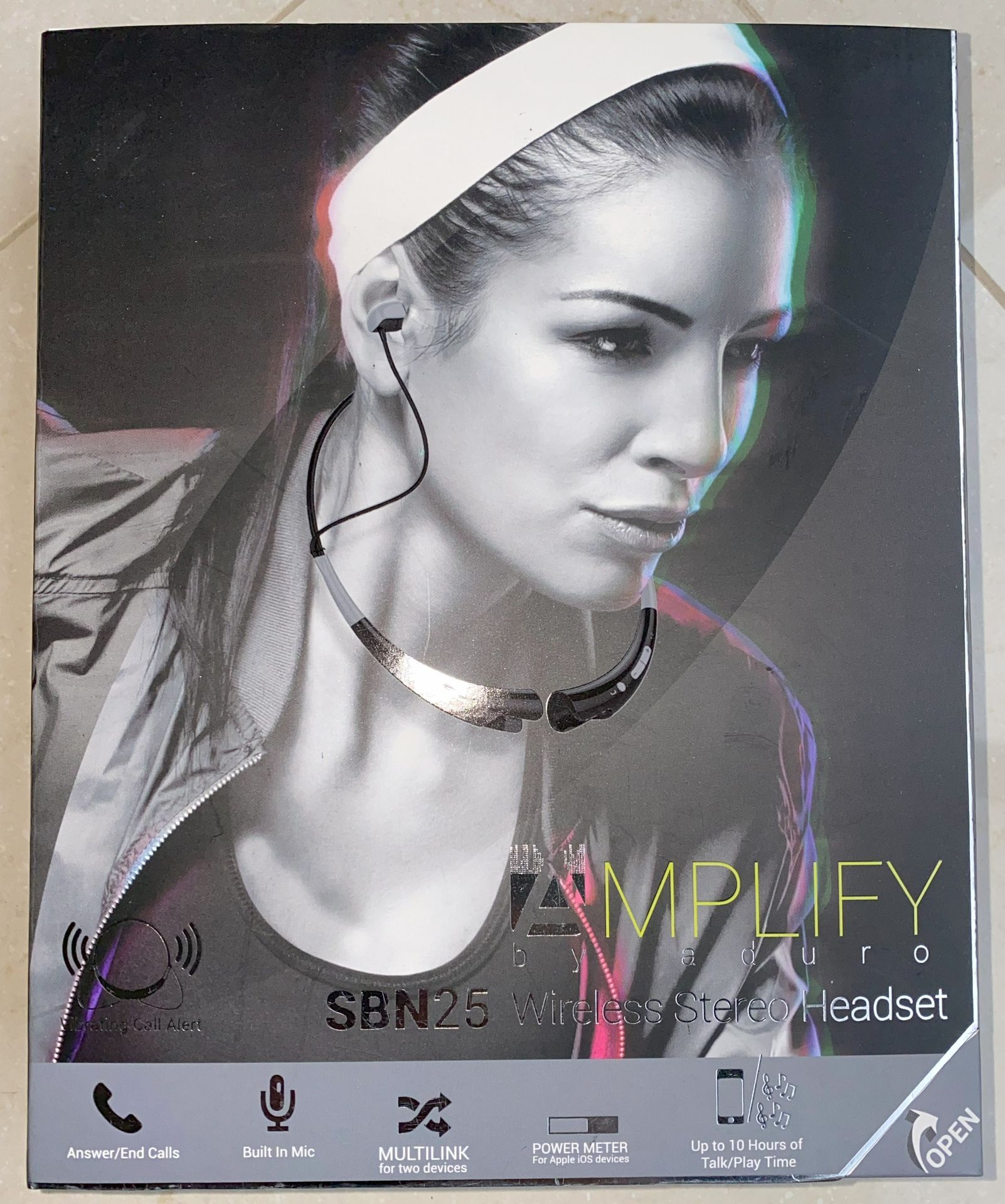 WIRELESS STEREO HEADSET – ADURO AMPLIFY SBN25 WIRELESS STEREO HEADSET