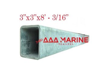 Trailer Parts-3”x3”x8’- 3/16” Thick- Trailer Tongue 