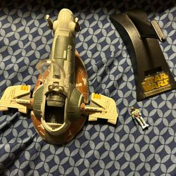 1996 Star Wars Boba Fett Slave Ship Micro Machines