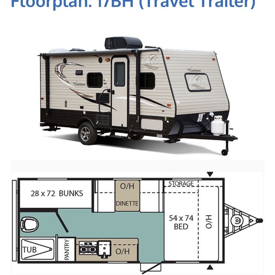 2017 Coachman Clipper 17bh