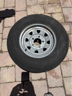 Trailer tire with Rim