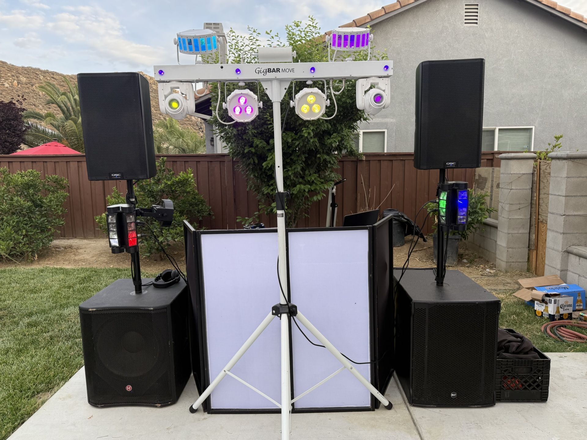 Dj Sillas Y Mesas Luces Party Time