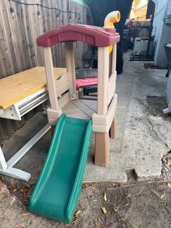 Kids Plastic Playset with Slide