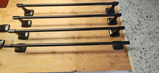 Towel bars and toilet paper holders. $10. Each