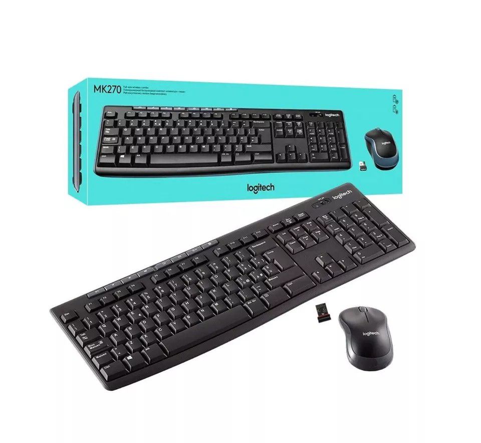 New Logitech (best brand) Keyboard and mouse wireless (batteries included).
Only 20 dollars!!!
Big deal
