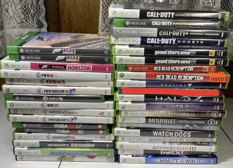 Xbox One/360 Lot Of 35 Games *CHECK DESCRIPTION*