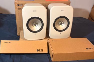 KEF (LSX II LT) Premium Wireless HiFi Monitor Speakers | Bookshelf System | Uni-Q Driver | High-Resolution Audio