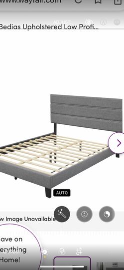 Queen Size Bed Frame Open Box With Instruction