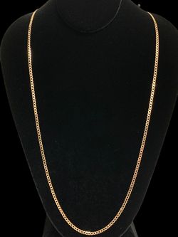 30" 3mm gold chain #31115