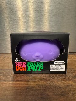NeeDoh Funky Pup Squishy Purple